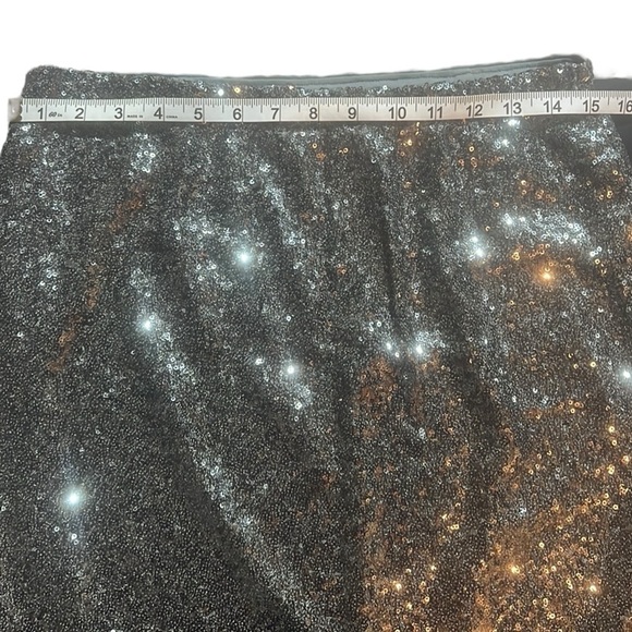 Anna-Kaci High Waist Sparkly Sequins Midi Skirt Pencil Cocktail Party Skirt - Picture 7 of 7